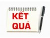 Kết quả cuộc thi kể chuyện qua Rađiô
