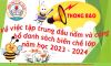 THÔNG BÁO TỰU TRƯỜNG