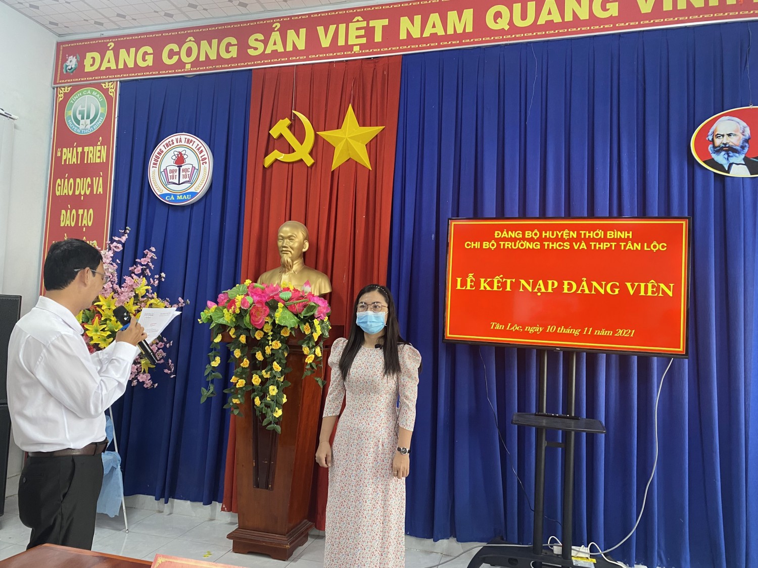 Dc Thiện đọc quyết định ĐC P Anh