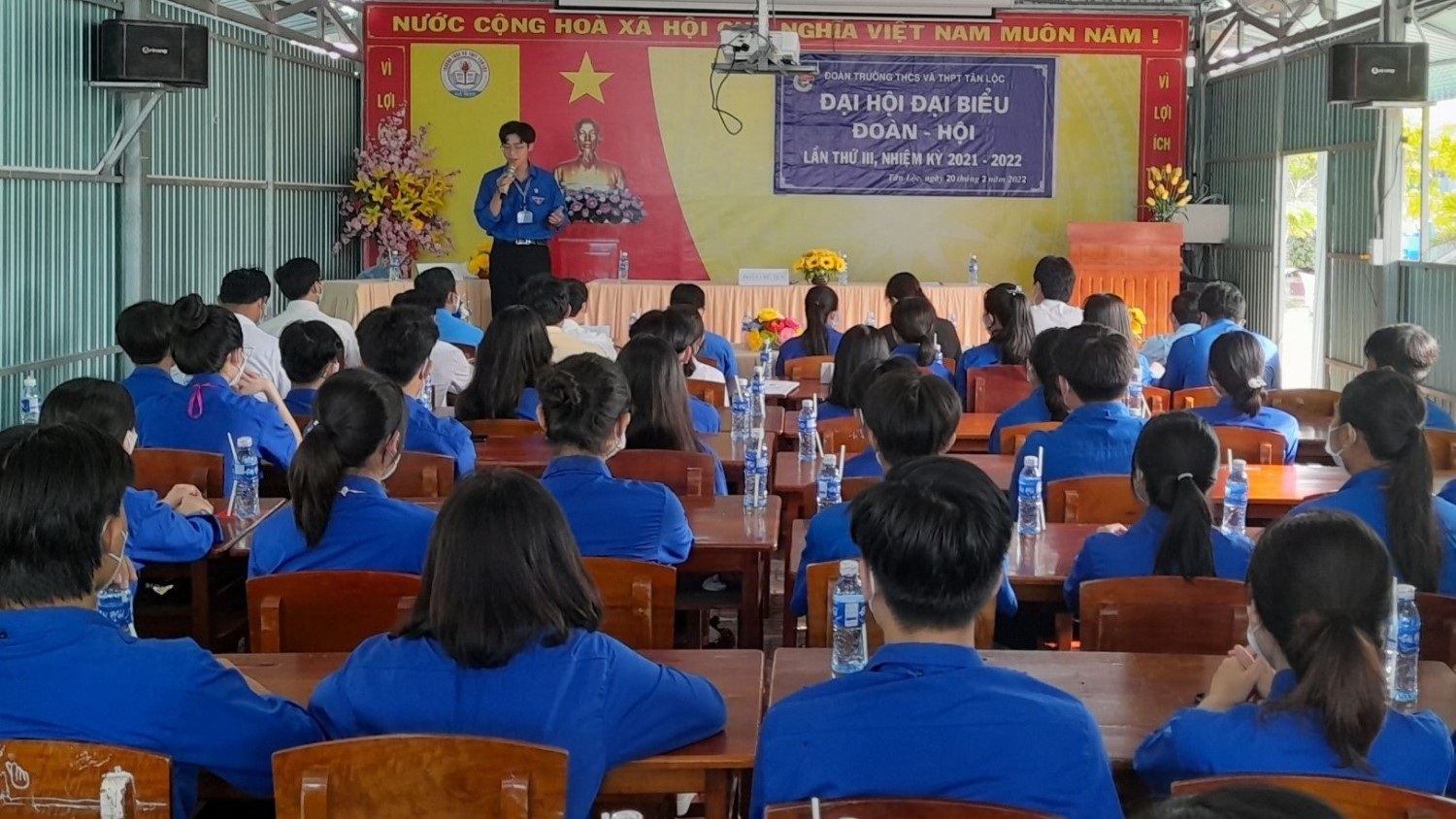 ĐẠI HỘI ĐẠI BIỂU ĐOÀN TRƯỜNG THCS VÀ THPT TÂN LỘC  LẦN THỨ III, NHIỆM KỲ 2021-2022