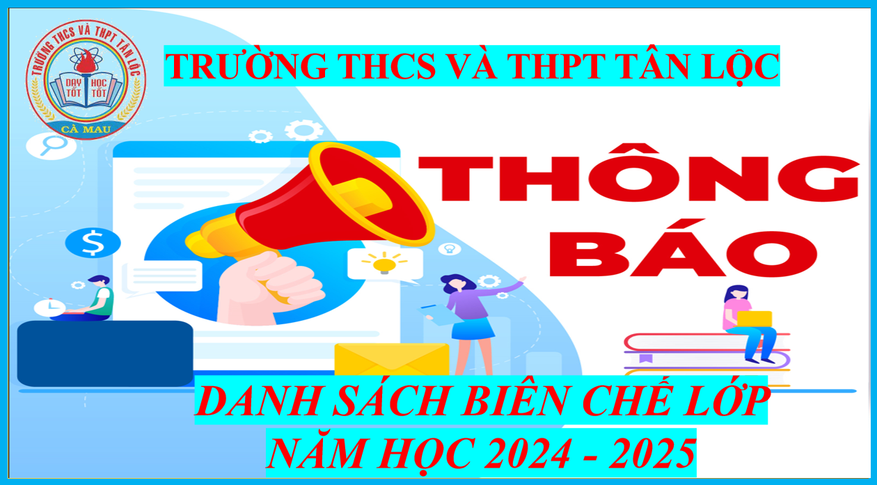 DANH SÁCH BIÊN CHẾ LỚP NĂM HỌC 2024 - 2025